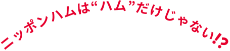 ニッポンハムはハムだけじゃない!?